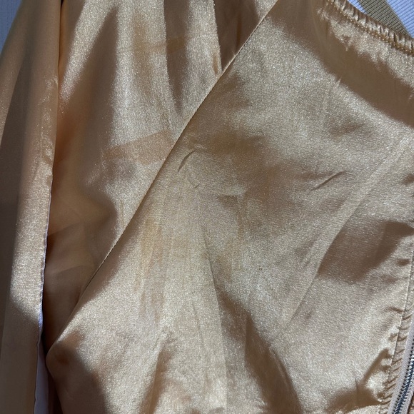 Zeagoo Gold Bomber Jacket - Picture 4 of 4